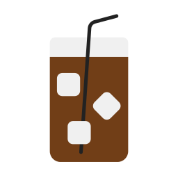 Ice coffee icon