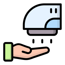 Hand dryer icon