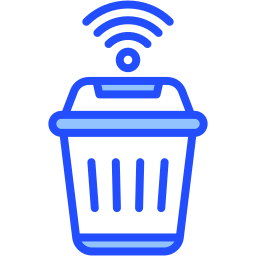 Smart trash icon