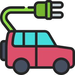 Electric car icon