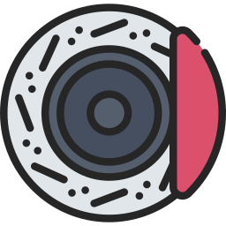 Brake disc icon