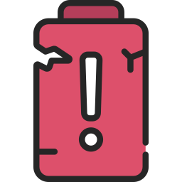 kaputte batterie icon