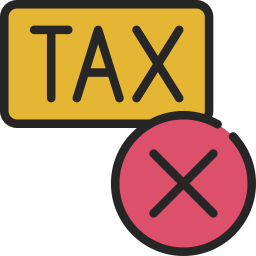 No tax icon