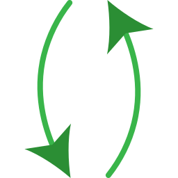 Arrows circle icon