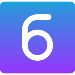 número 6 Ícone