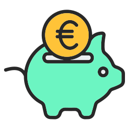 Piggy bank icon