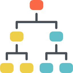 struktura hierarchiczna ikona