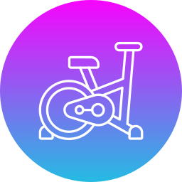 stationäres fahrrad icon