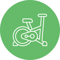 stationäres fahrrad icon