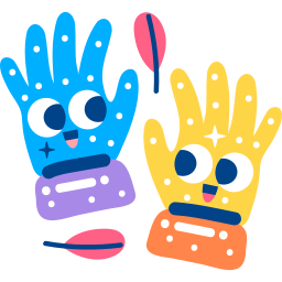 handschuhe Sticker