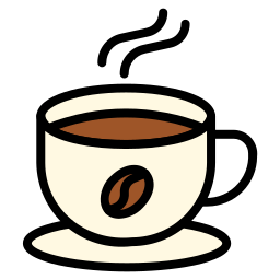 café quente Ícone