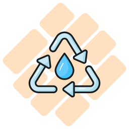 Recycle water icon