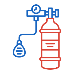 bouteille d'oxygène Icône