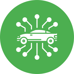 Autonomous car icon