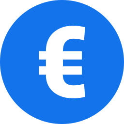 Euro coin icon