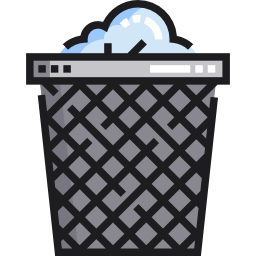 Trash can icon