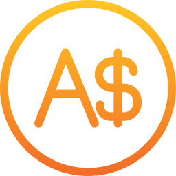 Australian dollar icon