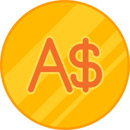 Australian dollar icon