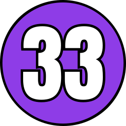 Thirty three icon