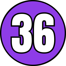 Thirty six icon