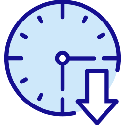 Reduce time icon