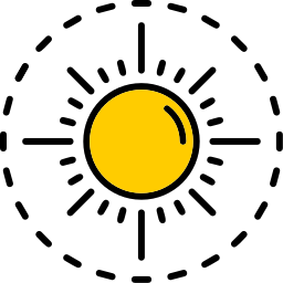 Sun icon