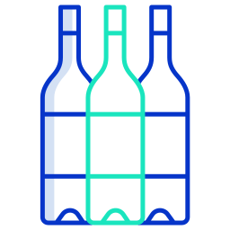 Wine bottles icon