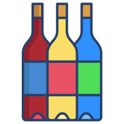 Wine bottles icon