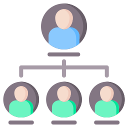 Organization structure icon