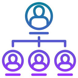 structure d'organisation Icône