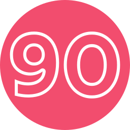 Ninety icon