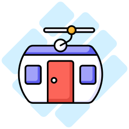 Cable car cabin icon