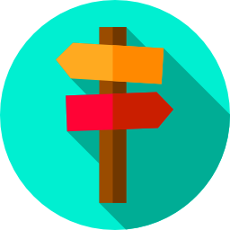 Road sign icon