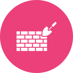 Brick wall icon