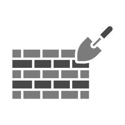 Brick wall icon