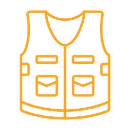 Protector vest icon