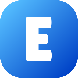 Letter e icon