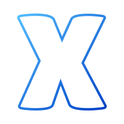 Letter x icon