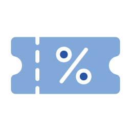 Ваучер на скидку иконка