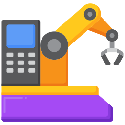 Robotic arm icon