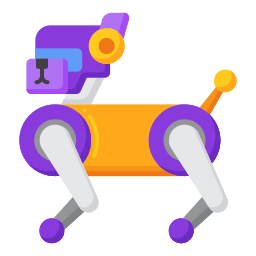 Robot dog icon