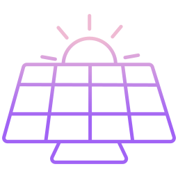 Solar panel icon