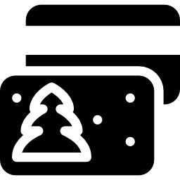 weihnachtsgeschenkkarte icon