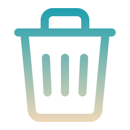 Trash bin icon