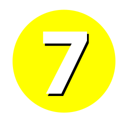 숫자 7 icon