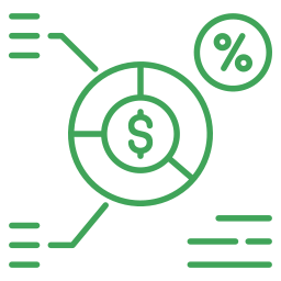 finanz verhältnis icon