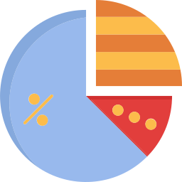 gráfico de pizza Ícone