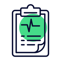 Medical analysis icon