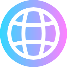 Earth grid icon