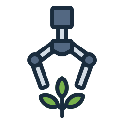 Robotic arm icon